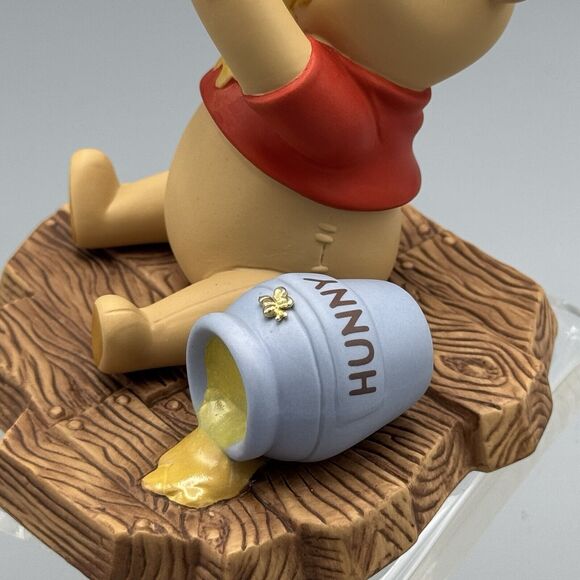 Vtg Disney Pooh and Friends Winnie the Pooh Figurine Life Is Sweet Hunny Pot - Picture 5 of 16